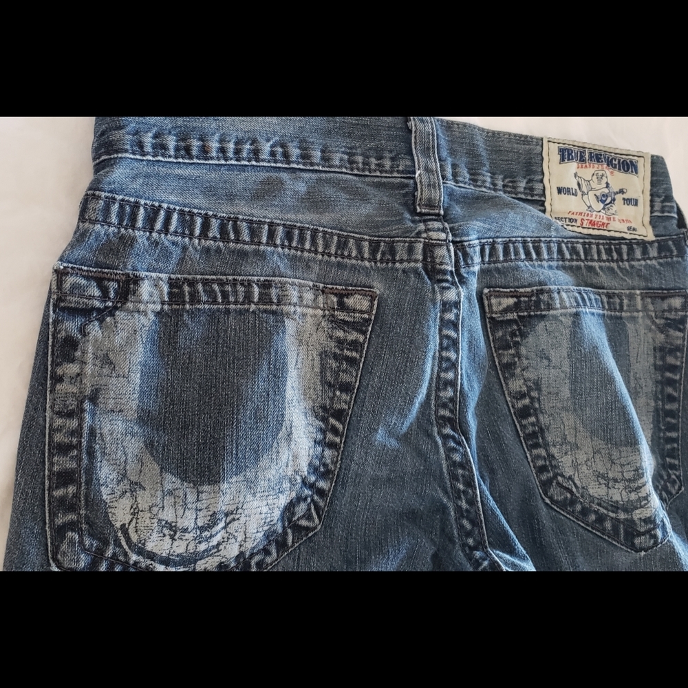 True Religion Straight U Printed Pocket 32 x 31